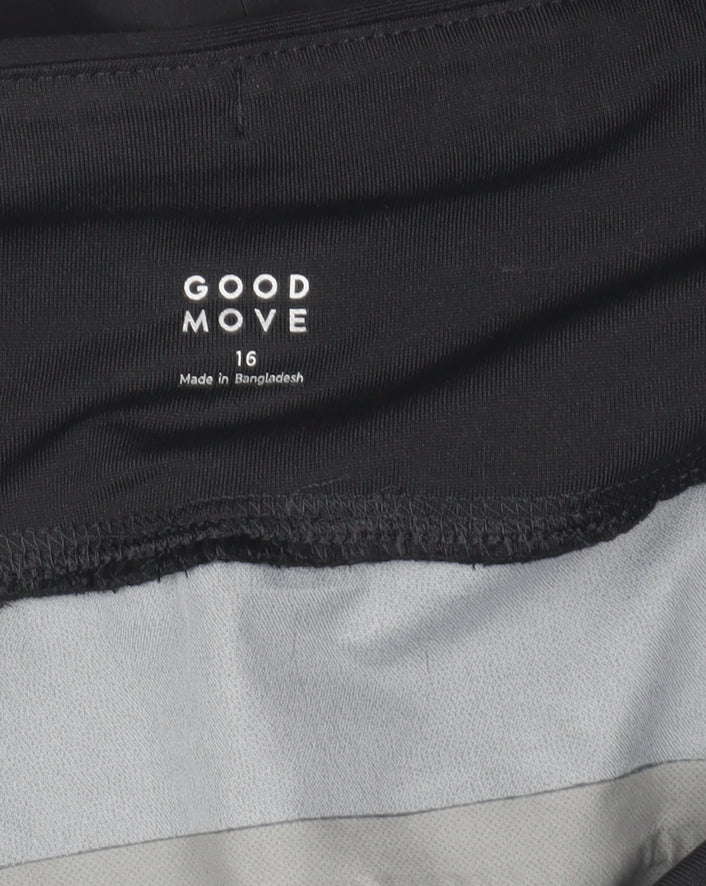 Marks and Spencer Goodmove Womens Black 16 Jogger Active Trousers