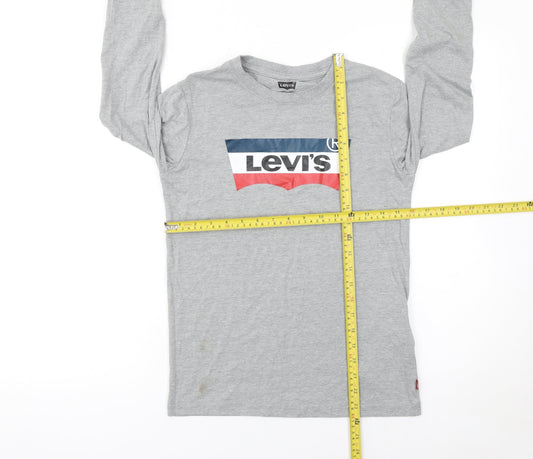 Boys UK Size 14 Years Levi's Grey Basic T-Shirt