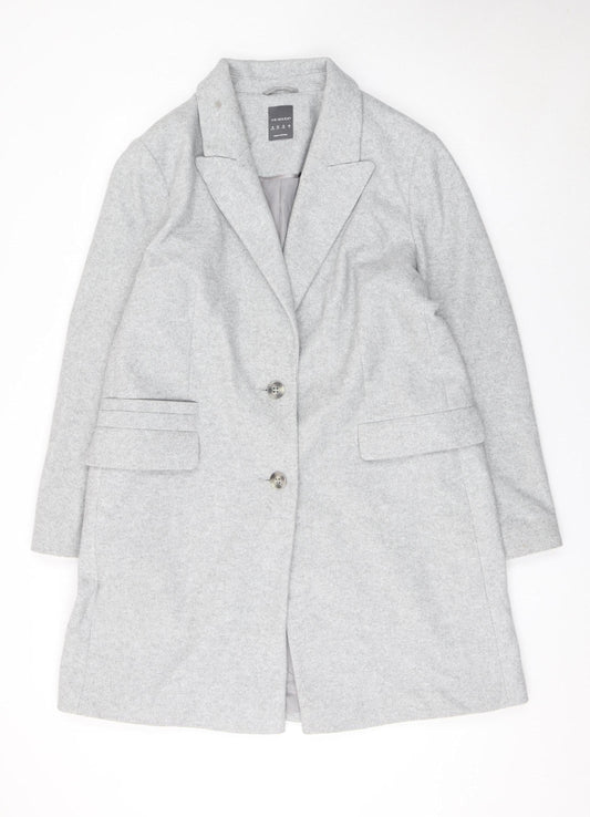Womens UK Size 16 Primark Grey Overcoat