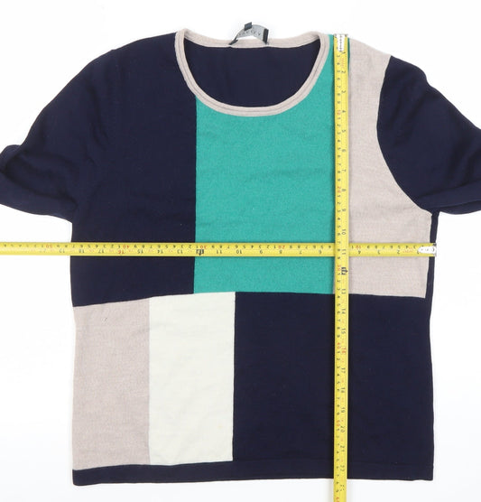 Womens UK Size XL Viyella Multicoloured Pullover Jumper