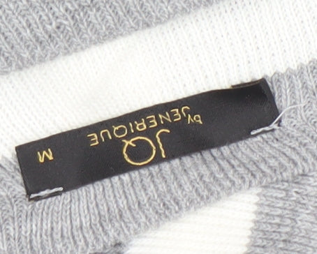Womens UK Size M JO by JENERIQUE Grey Pullover Jumper