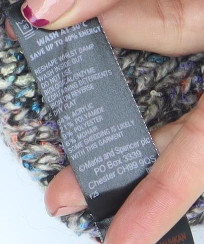 Womens UK Size 8 Marks and Spencer Multicoloured Cardigan Jumper
