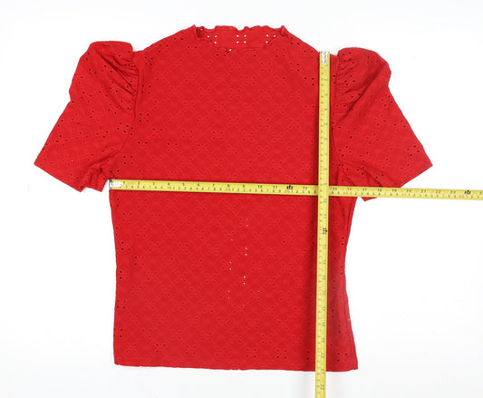 Womens UK Size XL Emery Rose Red Camisole Blouse