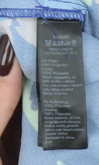 Monsoon Women’s Multicoloured V-Neck Wrap Dress Size 20