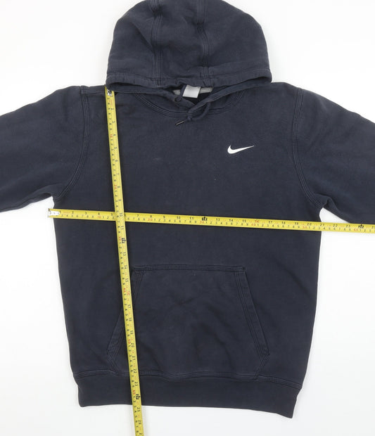 Mens UK Size S Nike Blue Pullover Hoodie