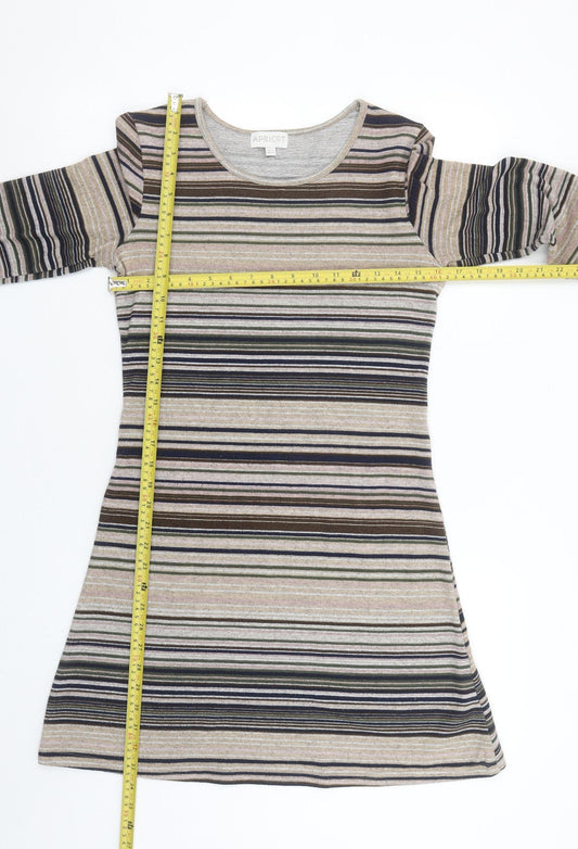 Womens UK Size 10 Apricot A-Line Dress