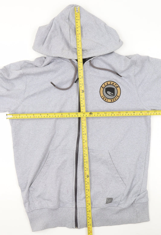 Mens UK Size S Lizzard Grey Gym & Training Running & Jogging Walking Jacket