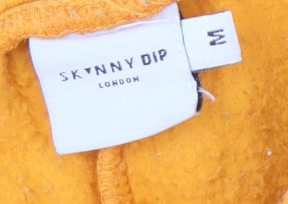 Womens UK Size M SKINNY DIP LONDON Relaxed Fit Jogger Yellow Trousers
