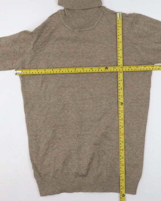 Womens UK Size XL OBJECT Beige Pullover Jumper