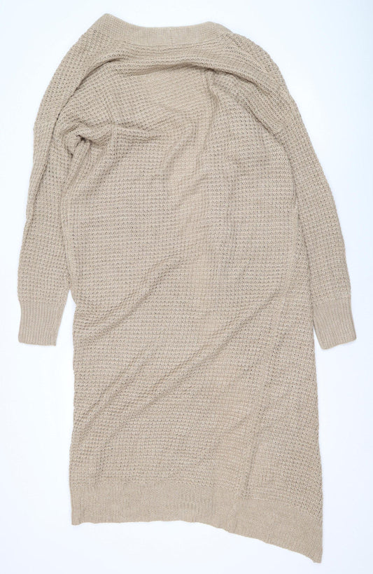 Womens UK Size 6 Missguided Beige Basic Jacket