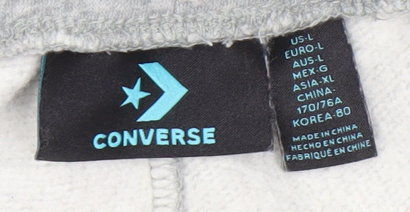 Boys UK Size L Converse Regular Fit Jogger Grey Trousers