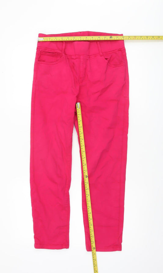 Womens UK Size 10 Gerard Slim Fit Casual Travel Workwear Pink Trousers