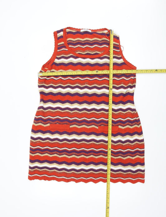 George Women’s Multicoloured Sleeveless Knit Tank Top Size 18