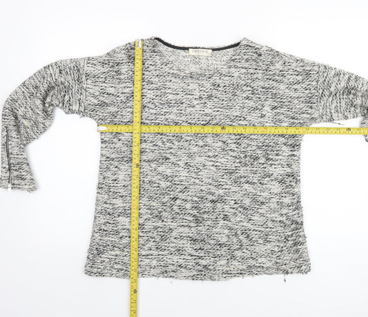 Womens UK Size 12 Marks and Spencer Grey Pullover Jumper