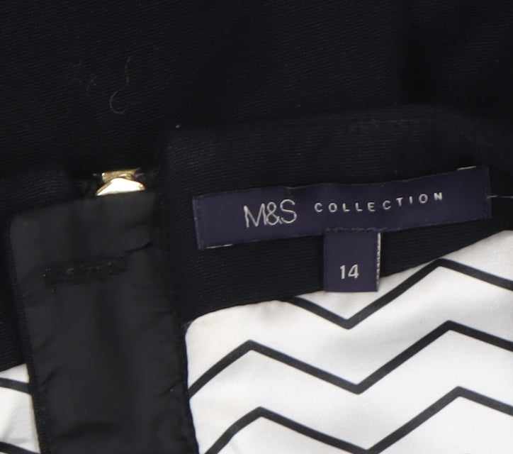 Marks and Spencer Women’s Black Size 14 Sleeveless Pencil Dress