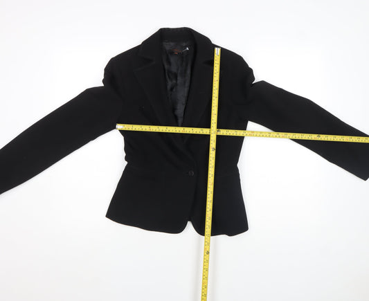 Womens UK Size 14 Mariella Rosati Regular Black Blazer