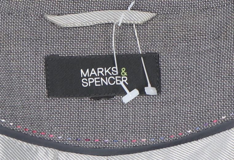 Womens UK Size 14 Marks and Spencer Grey Basic Jacket