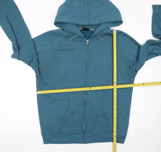 Mens UK Size XL Pep Blue Full Zip Hoodie