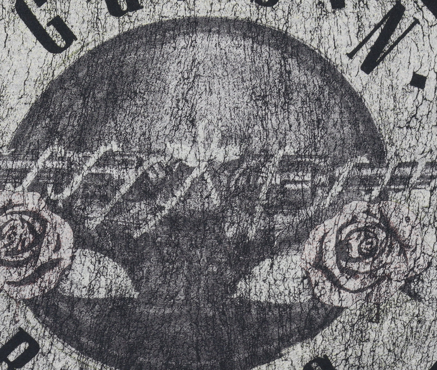 Boohoo Womens Black Guns N' Roses Band T-Shirt Size 18