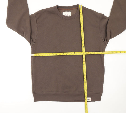 Mens UK Size L LEWIS GARMENT Brown Pullover Sweatshirt