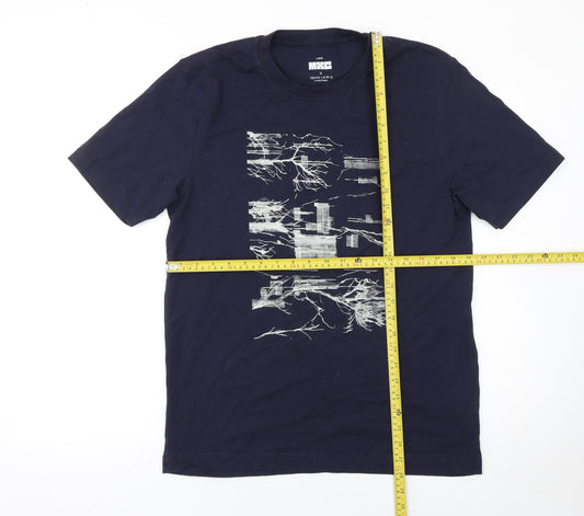 Mens UK Size L John Lewis & Partners Blue T-Shirt