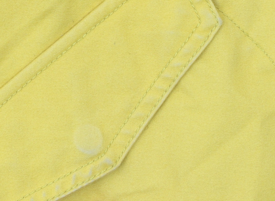 Joules Women’s Yellow Waterproof Rain Coat Hooded Size 10