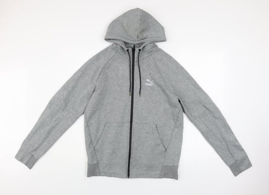 Mens UK Size M PUMA Grey Gym & Training Running & Jogging Walking Jacket
