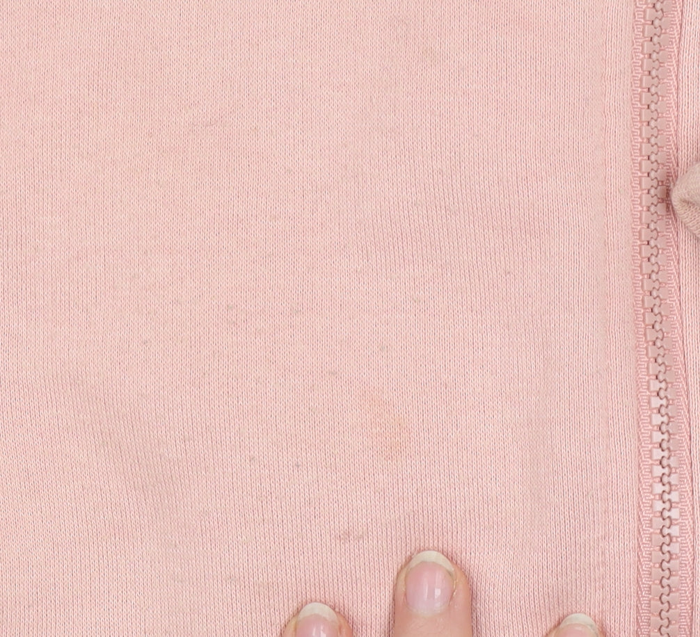 LA Gear Womens Pink Hooded Full Zip Track Jacket Size 14