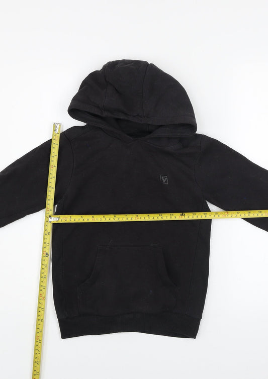 Boys UK Size 8 Years Matalan Black Pullover Hoodie