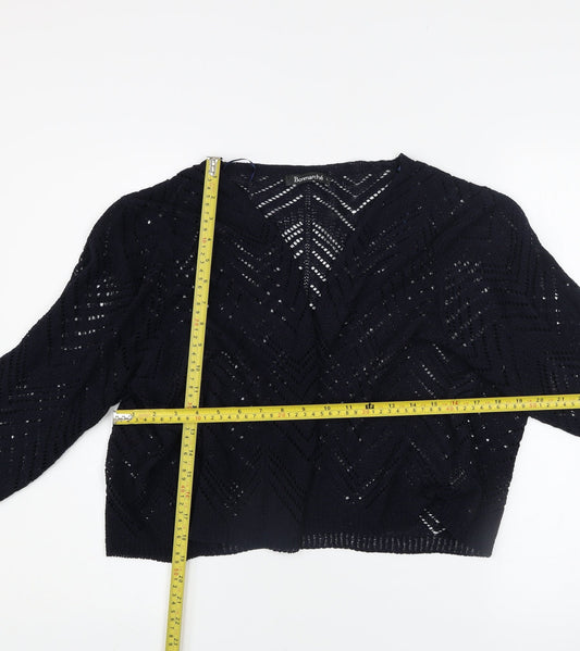Womens UK Size L Bonmarché Black Cardigan Jumper