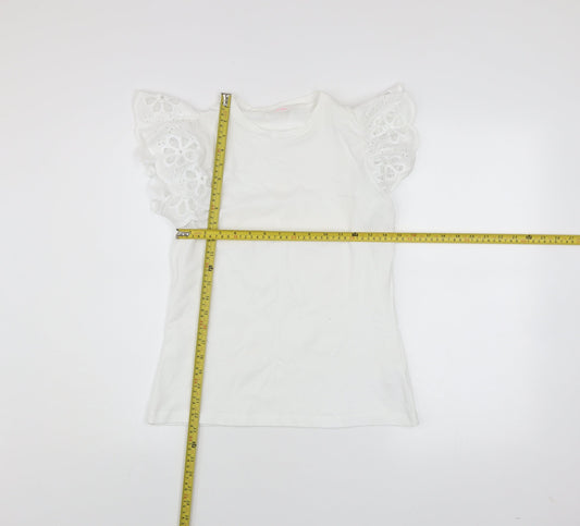 Womens UK Size 10 Savida White Basic T-Shirt