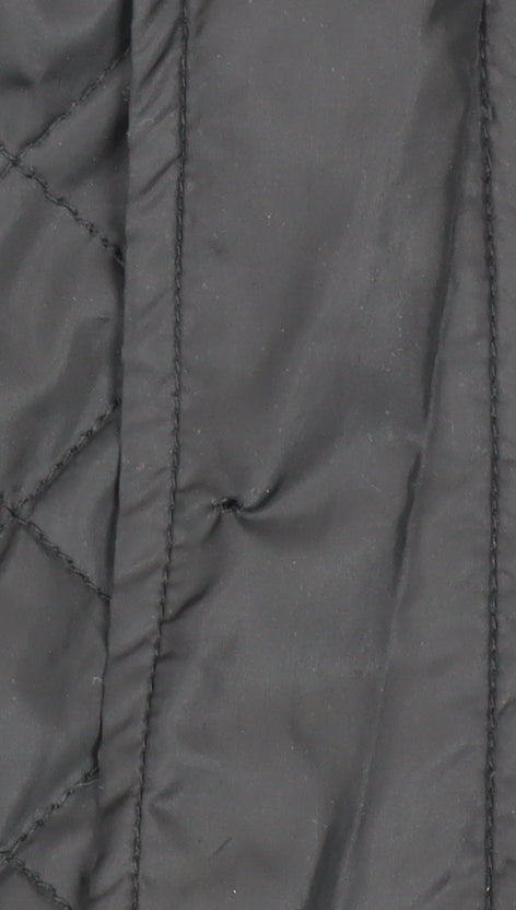 Mens UK Size XS Converse Black Quilted Coat