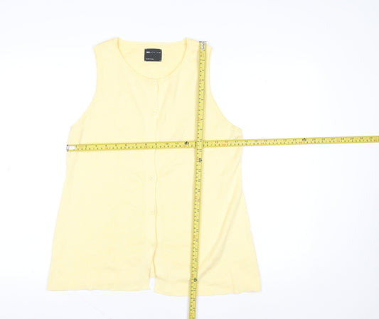 Womens UK Size M ASOS Yellow Camisole Blouse