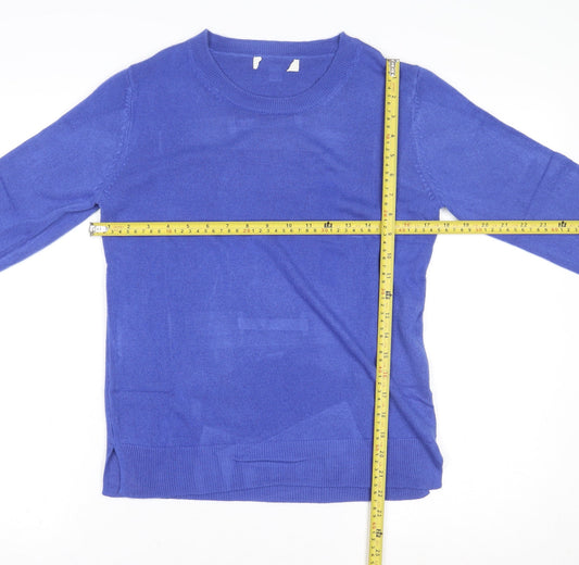 Womens UK Size 10 Marks and Spencer Blue Pullover Sweatshirt