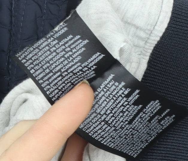 Boys UK Size 8 Years H&M Blue Windbreaker Coat
