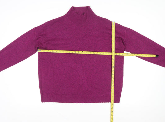 Womens UK Size 12 Red Herring Purple Pullover Jumper
