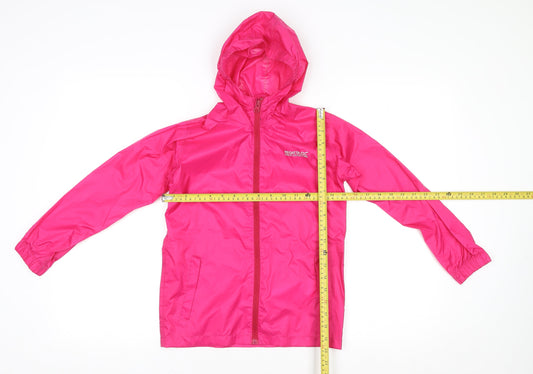 Girls UK Size 7-8 Years Regatta Pink Rain Coat