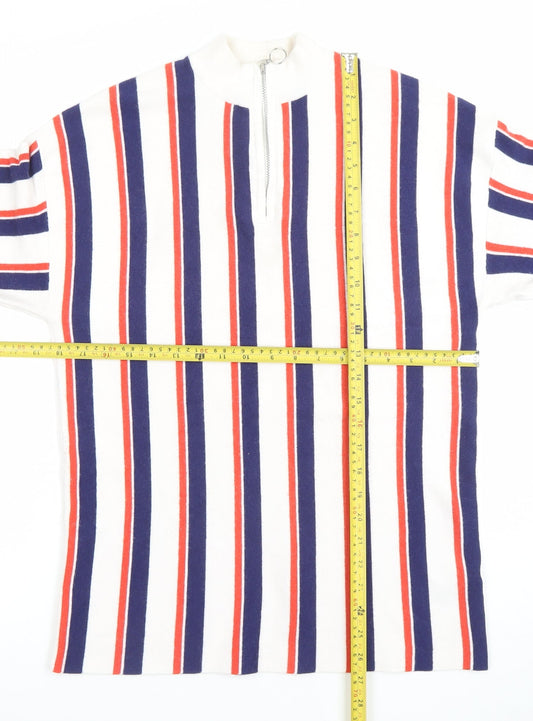 Mens UK Size M Topman Viscose Blend Polo Shirt