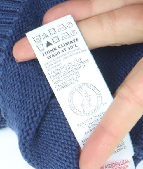 Marks and Spencer Blue Peter Rabbit Knit Baby Cardigan 0-3 Months