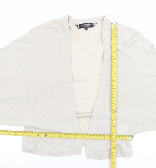 Womens UK Size S Principles by Ben de Lisi Beige Cardigan Jumper