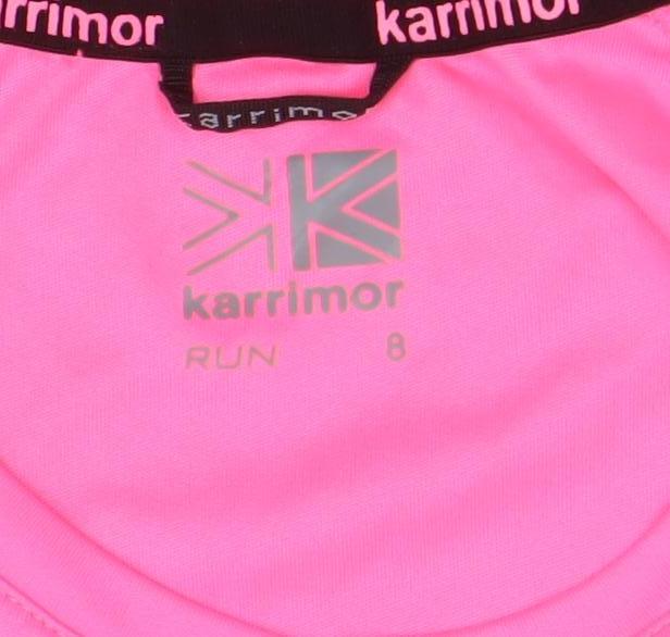 Karrimor Women’s Pink Long Sleeve Running Top Size 8