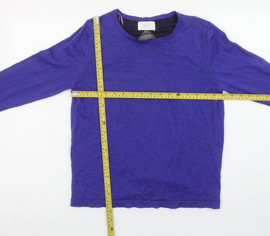 Womens UK Size 12 Savida Blue Cardigan Jumper