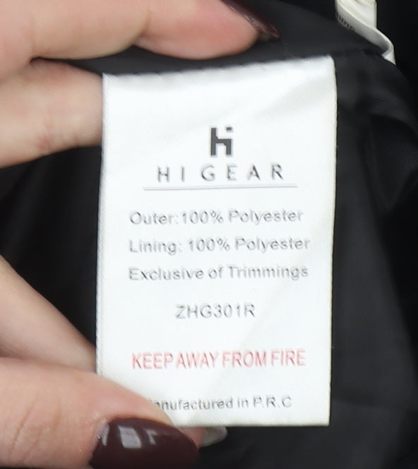 Hi Gear Men's Black XL Rain Trousers Waterproof Elastic Waist