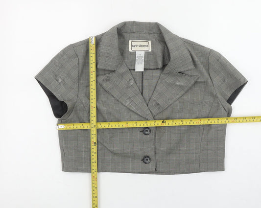 Womens UK Size 10 Karin Stevens Regular Grey Suit Jacket
