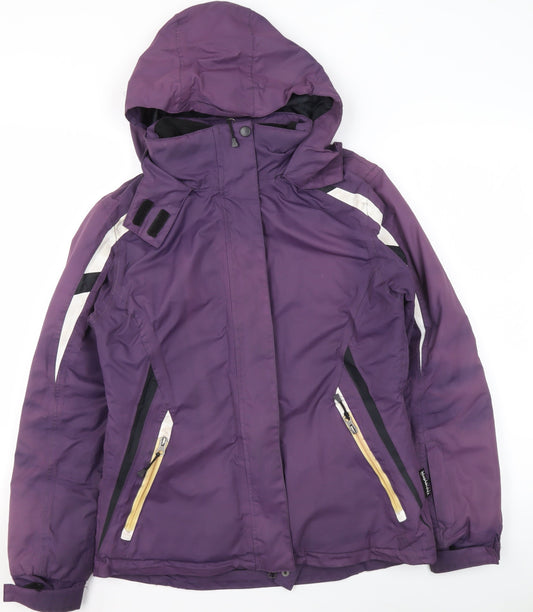 Womens UK Size S Crane Purple Ski Jacket