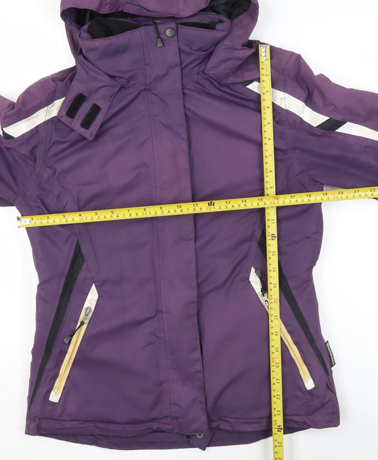 Womens UK Size S Crane Purple Ski Jacket