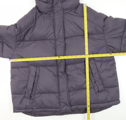 George Women’s Grey XL Puffer Jacket Polyester Winter Coat