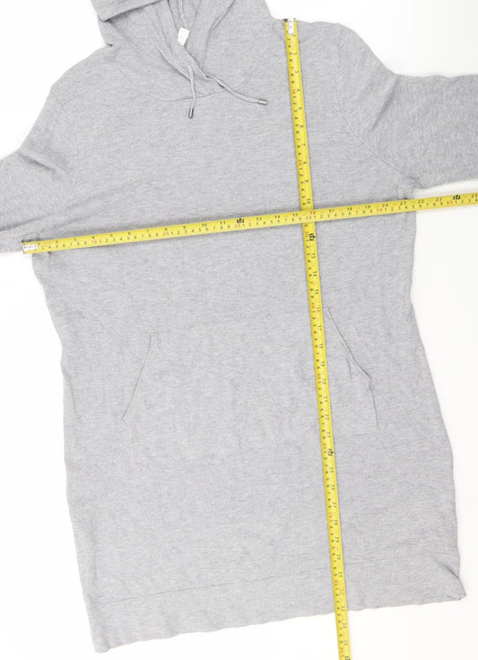 Womens UK Size XL Fabletics Grey Pullover Hoodie