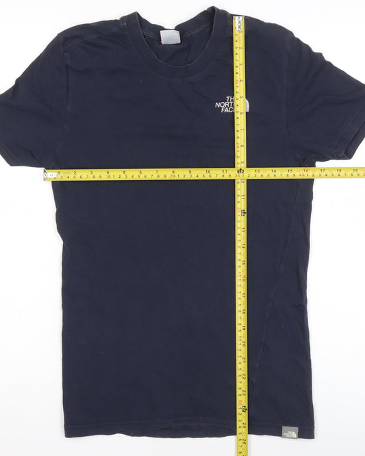 Mens UK Size XS The North Face Blue T-Shirt
