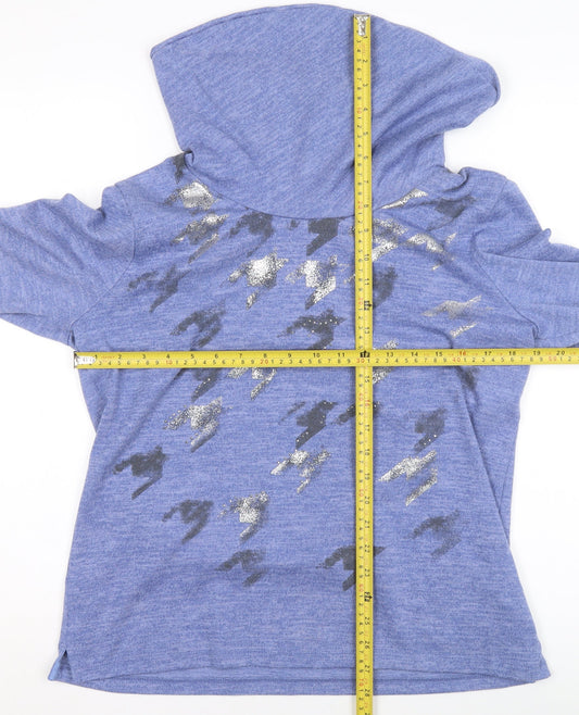 Womens UK Size 14/16 Tigi Blue Pullover Sweatshirt